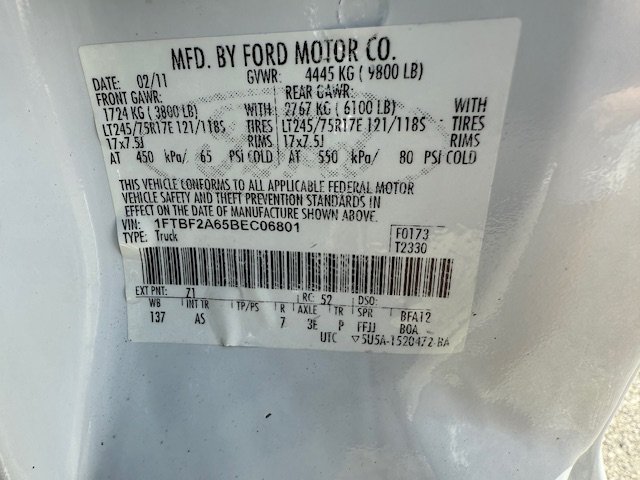 2011 Ford F-250 - $10,900