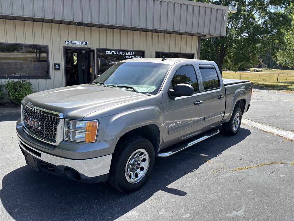Brown (Tan) 2009 GMC Sierra 1500 SL Crew Cab Pickup Truck 4X2 Automatic