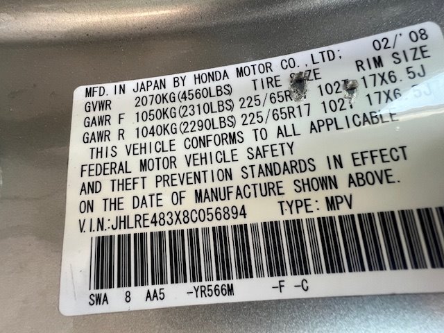 2008 Honda CR-V LX photo