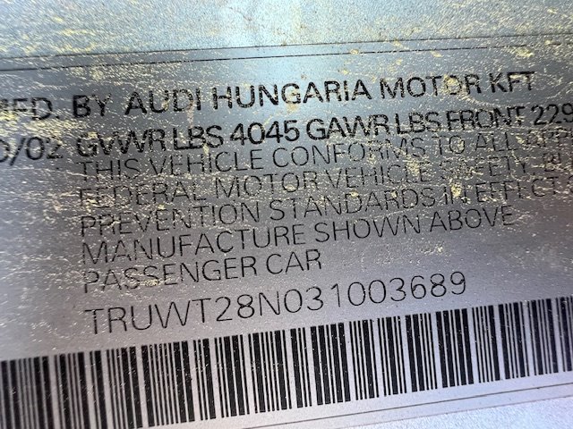 2003 Audi TT 225hp quattro photo