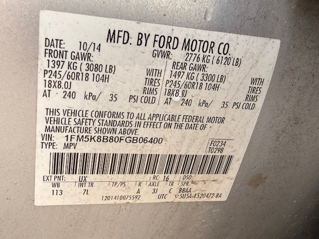 2015 Ford Explorer - $4,995