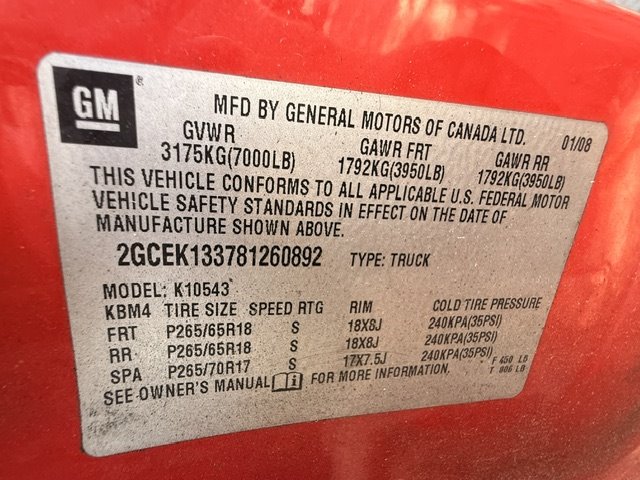 2008 Chevrolet Silverado - $5,495