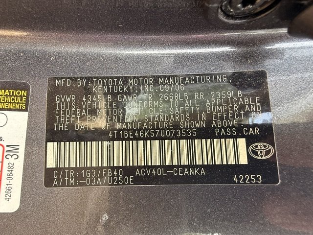 2007 Toyota Camry - $4,995