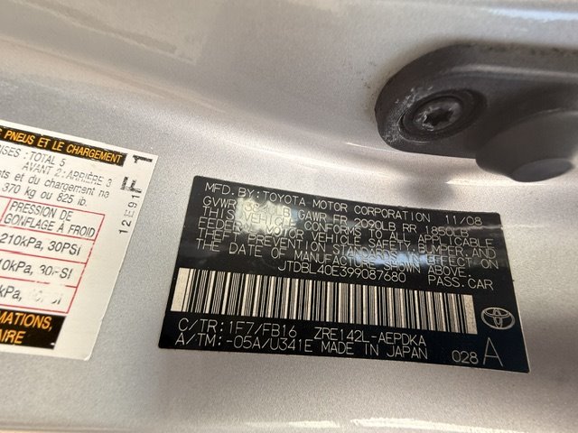 2009 Toyota Corolla - $4,995