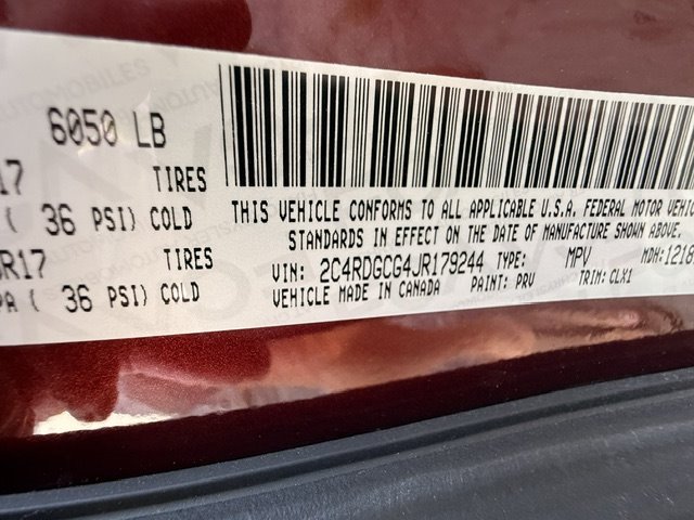 2018 Dodge Grand Caravan - $4,995