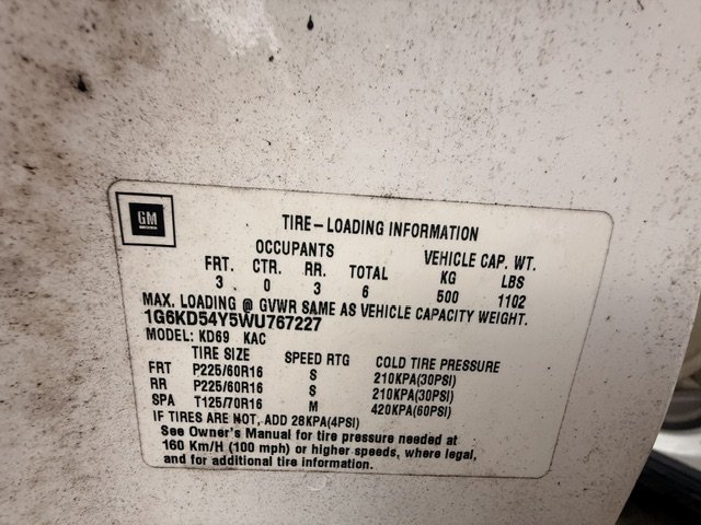 1998 Cadillac DeVille - $1,995
