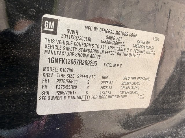 2007 Chevrolet Tahoe - $3,995