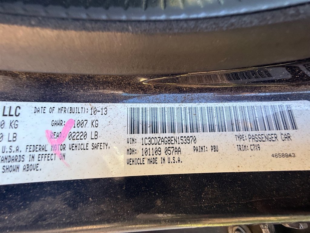 2014 Dodge Avenger - $2,495