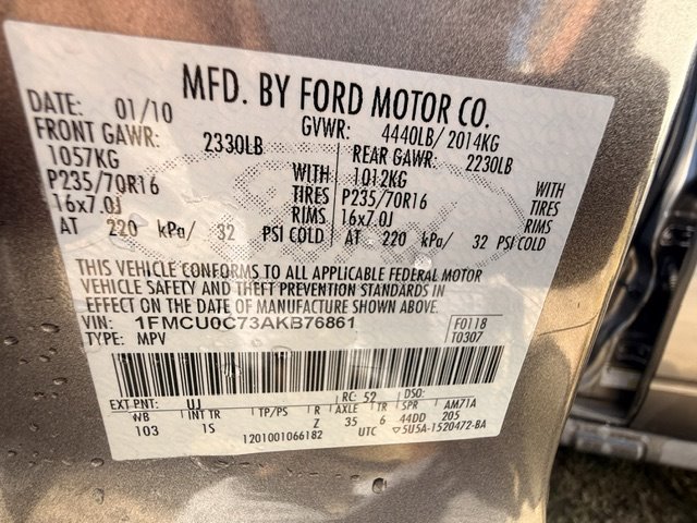 2010 Ford Escape - $2,995