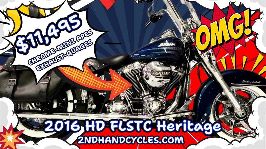 2016 Harley-davidson Heritage Softail Classic - $9,995
