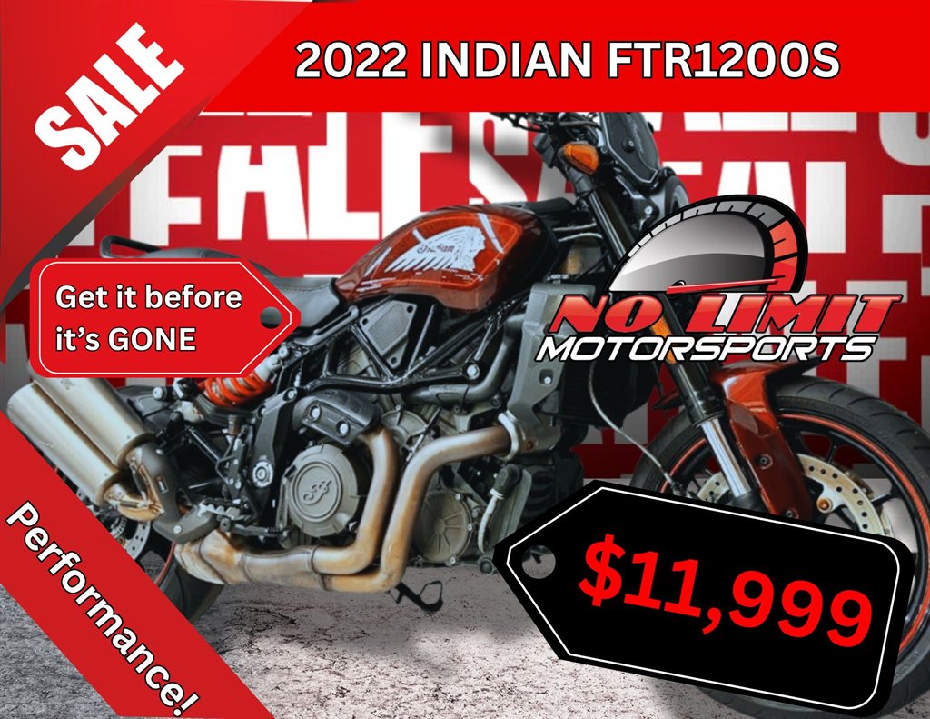 2022 Indian Motorcycle Ftr - $12,999
