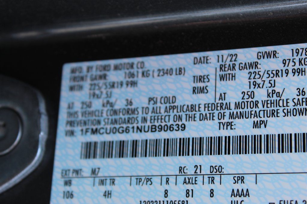 2022 Ford Escape - $19,200