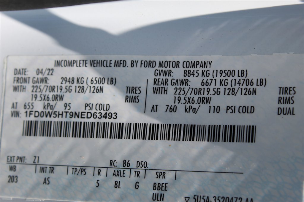 2022 Ford F-550 - $39,500