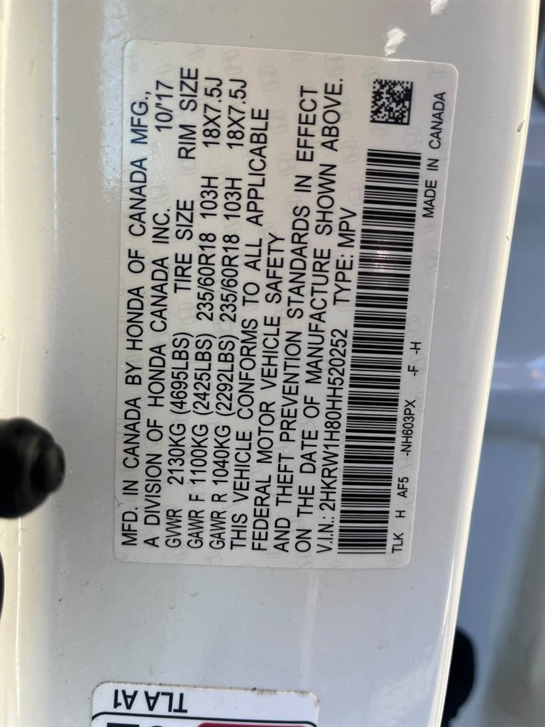 2017 Honda CR-V - $12,950