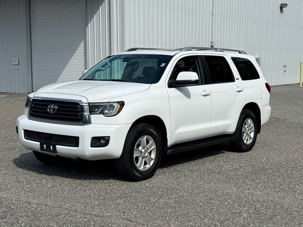 White 2019 Toyota Sequoia SUV / Crossover Four-Wheel Drive Automatic