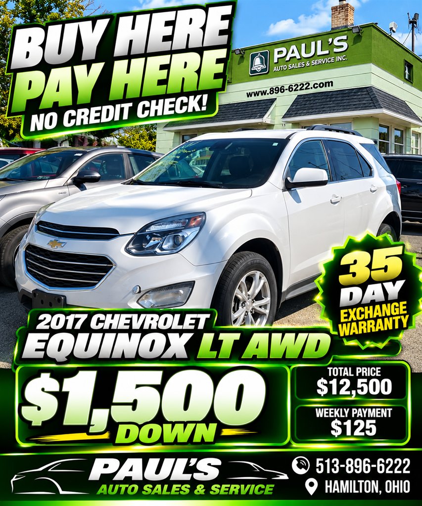 2017 Chevrolet Equinox LT / FL