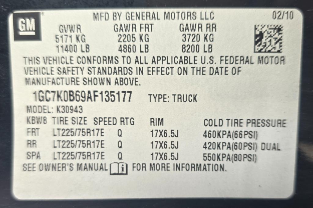 2010 Chevrolet Silverado - $22,190