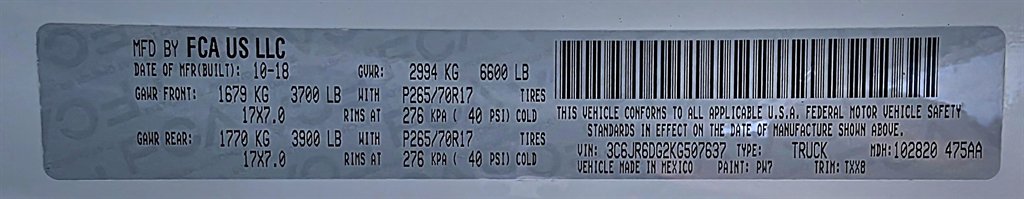 2019 RAM 1500 DS Tradesman photo