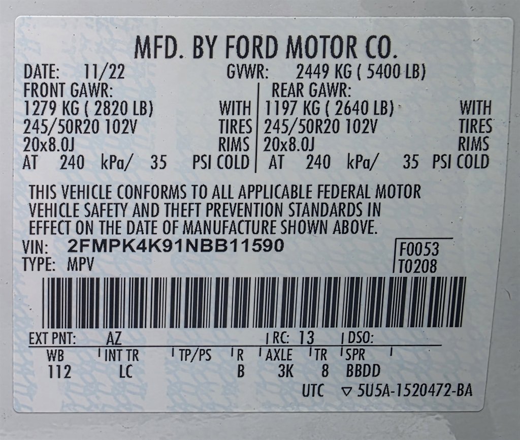 2022 Ford Edge - $33,036