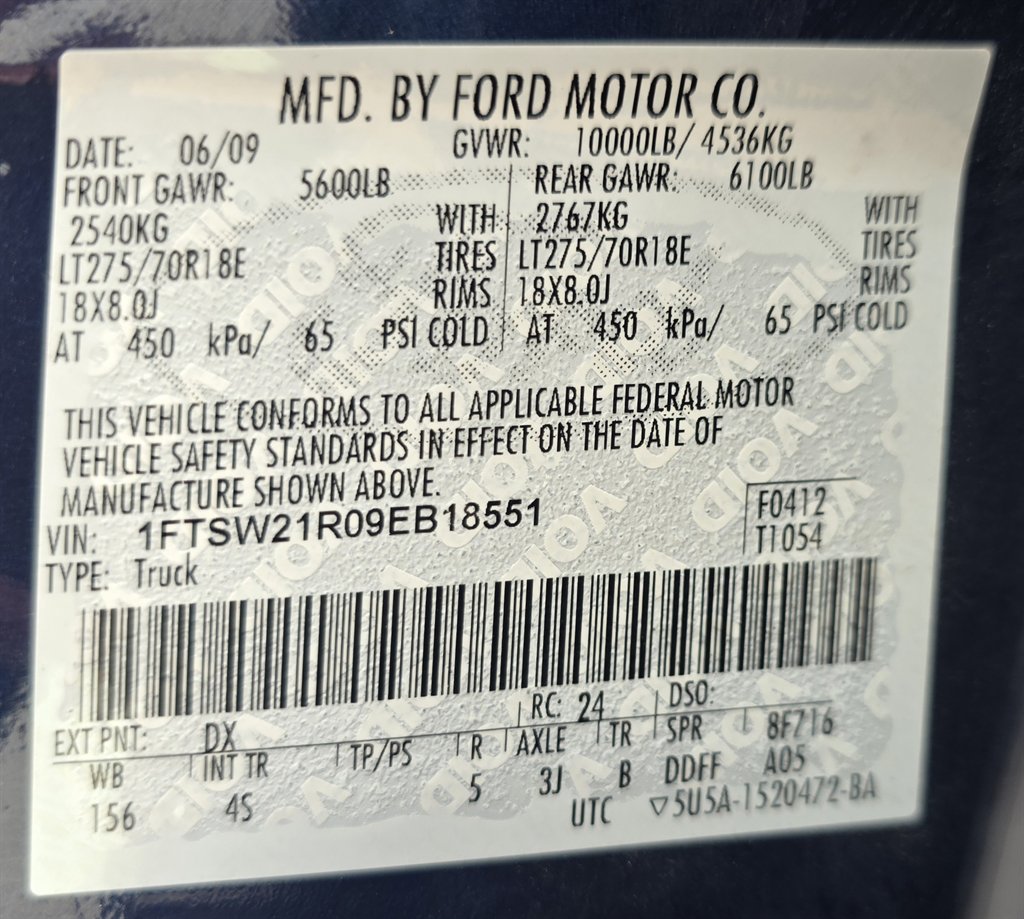 2009 Ford F-250 - $23,668