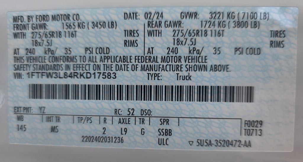 2024 Ford F-150 - $45,170