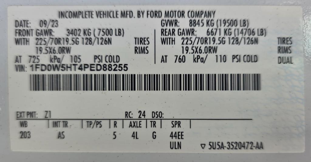 2023 Ford F-550 - $60,884