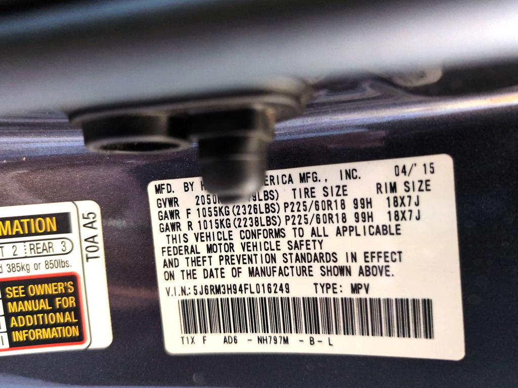 2015 Honda CR-V - $21,995