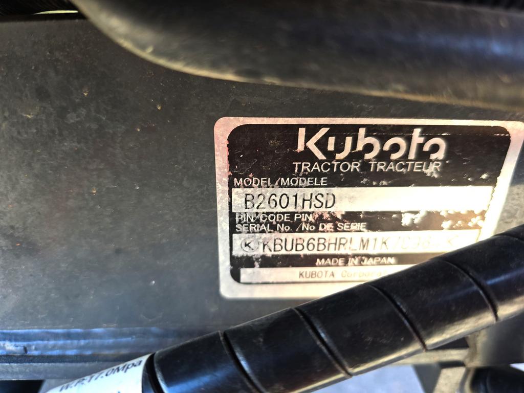 2021 Kubota  B2601 - $21,995
