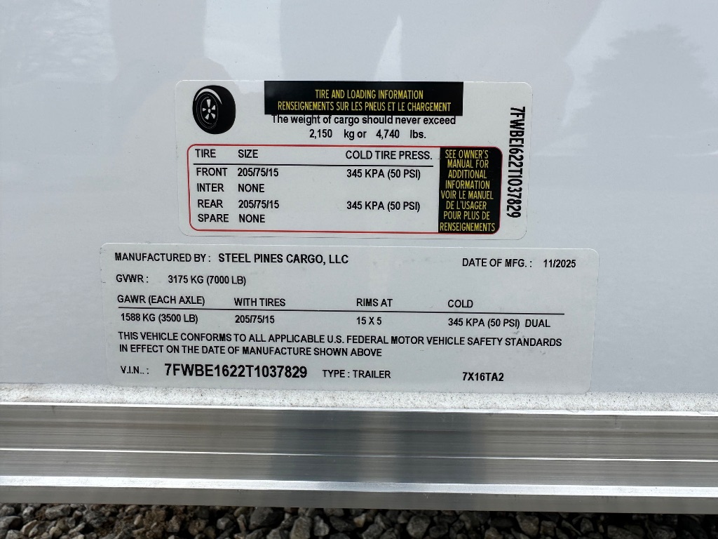 2026 High Country Cargo, Llc High Country Cargo, Llc - $5,950