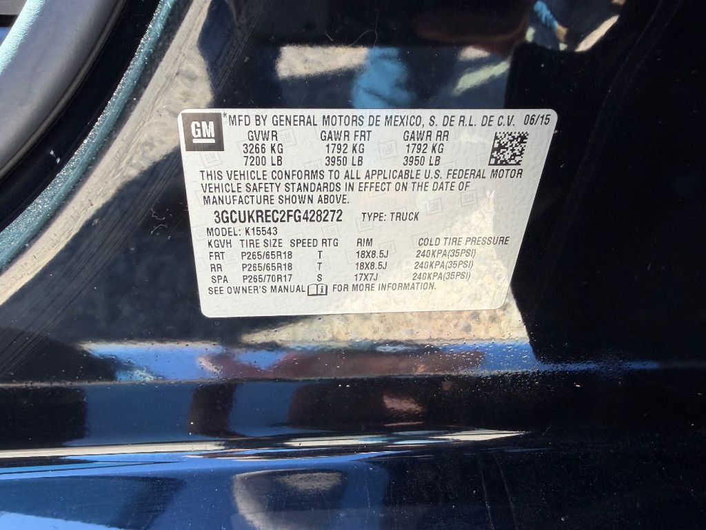 2015 Chevrolet Silverado - $14,900