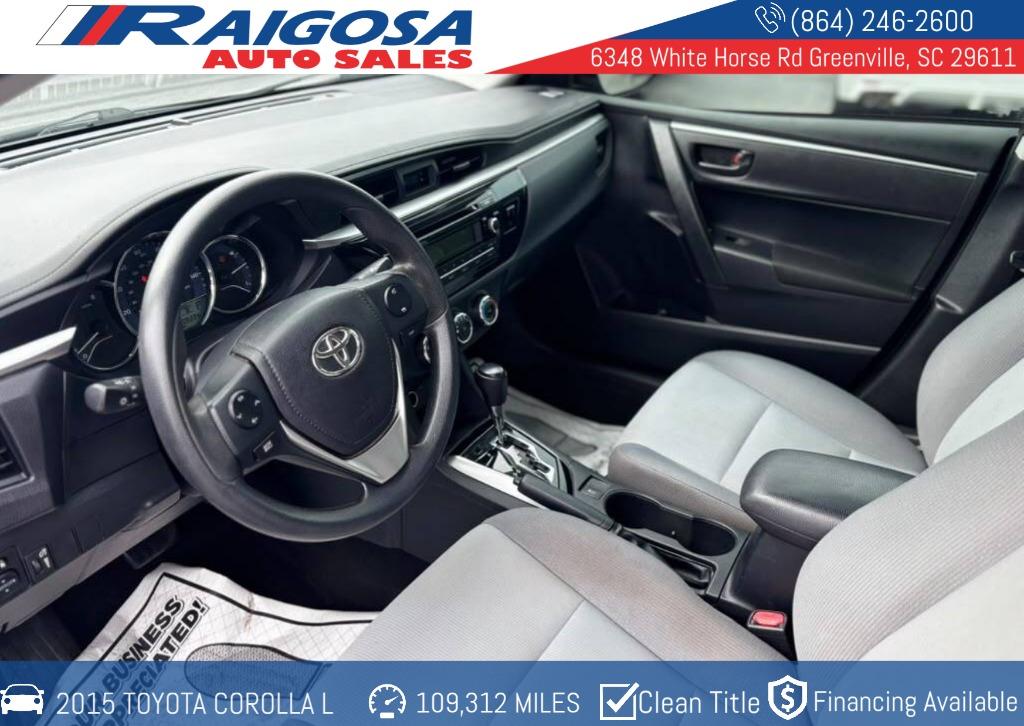 2015 Toyota Corolla - $13,900