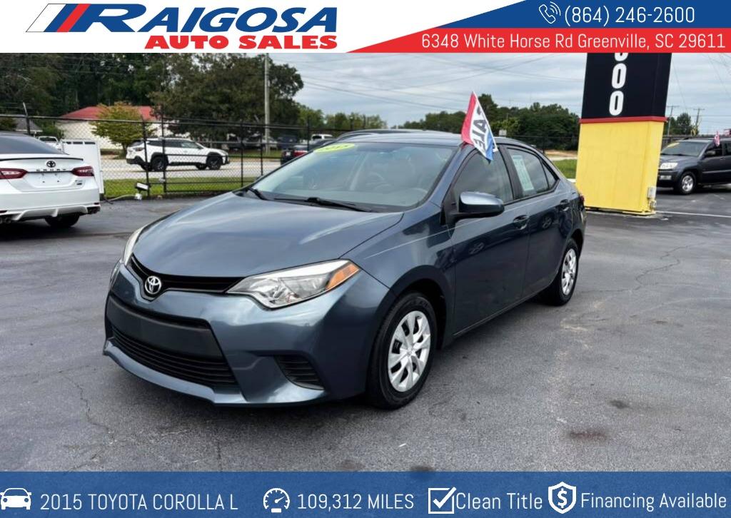 2015 Toyota Corolla - $13,900