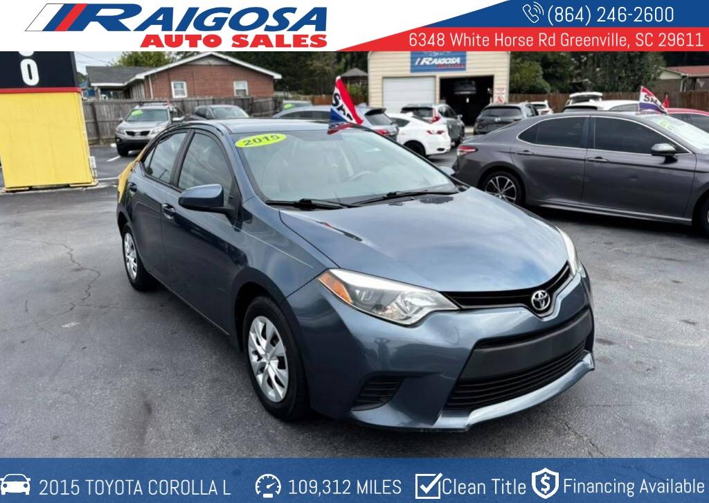 2015 Toyota Corolla - $13,900