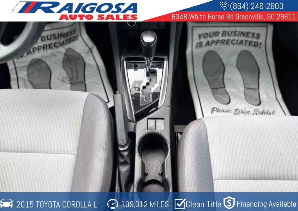 2015 Toyota Corolla - $13,900