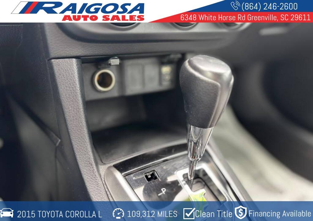 2015 Toyota Corolla - $13,900