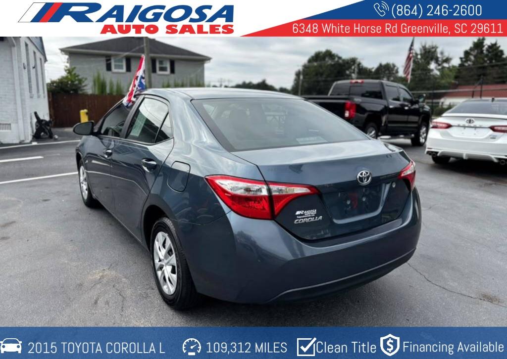 2015 Toyota Corolla - $13,900