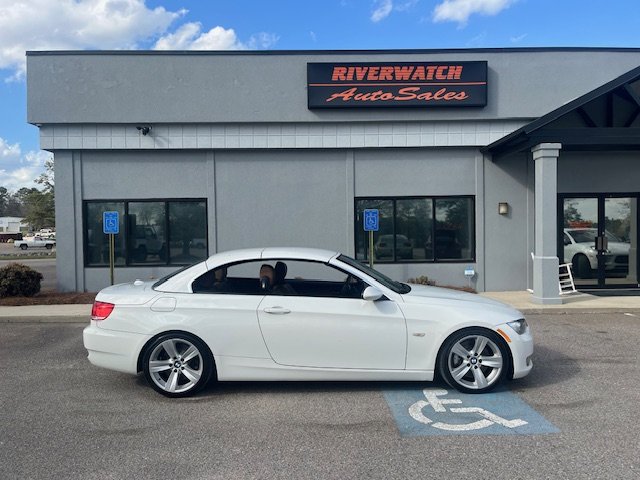 White 2008 BMW 3 Series Convertible Rear-Wheel Drive Automatic