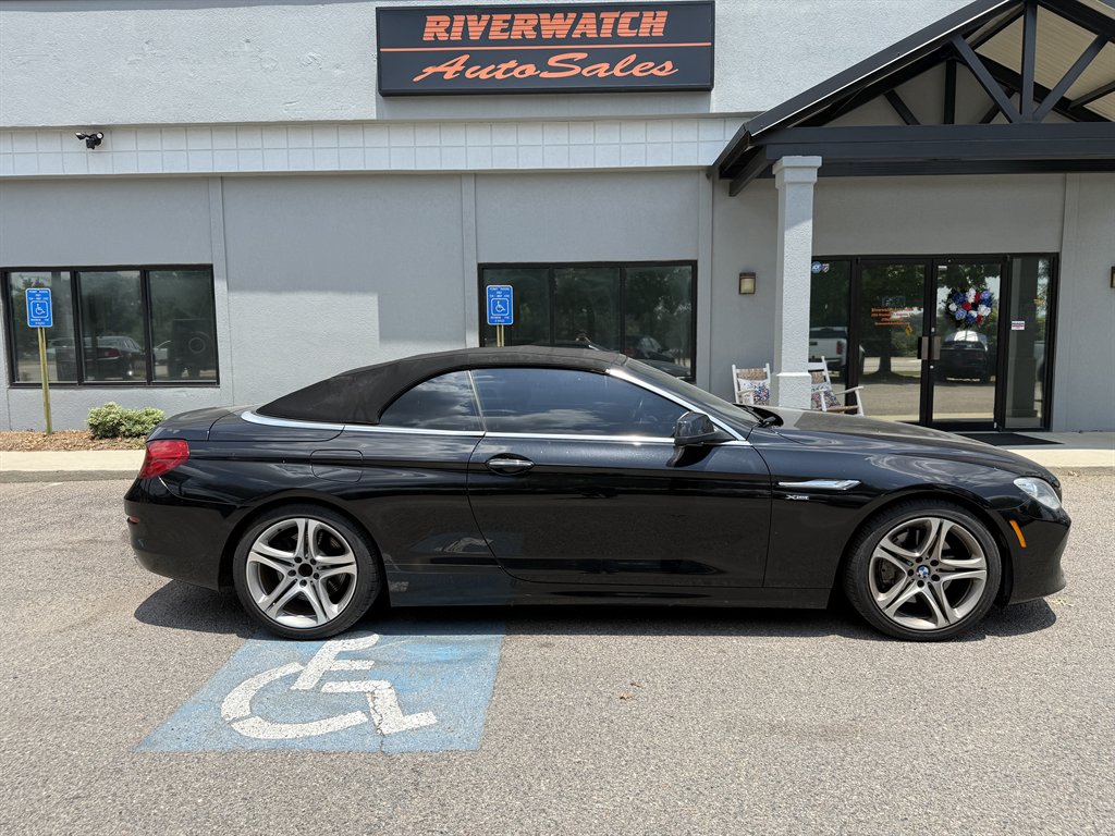 Black 2012 BMW 6 Series 650i xDrive Convertible AWD Convertible All-Wheel Drive Automatic
