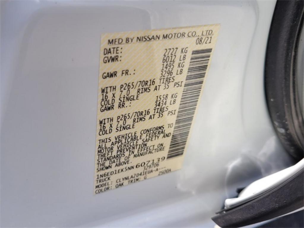 2022 Nissan Frontier - $31,988