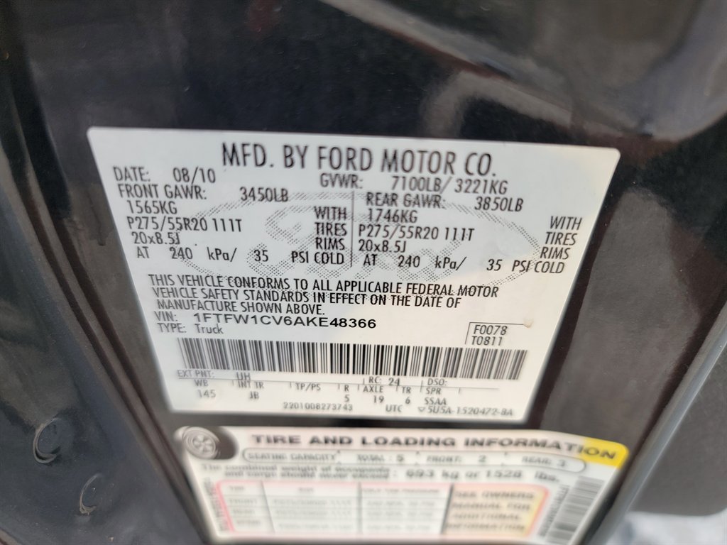 2010 Ford F-150 - $12,950