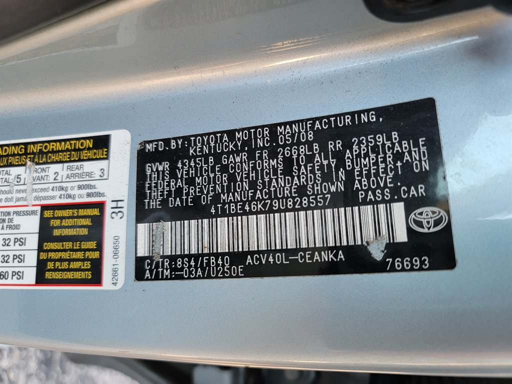 2009 Toyota Camry - $5,995