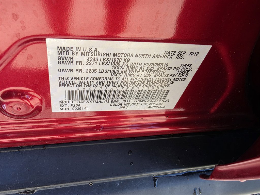 2014 Mitsubishi Outlander - $6,995