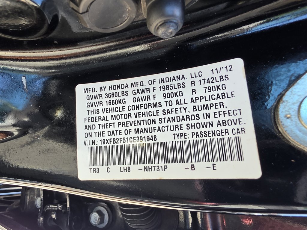 2012 Honda Civic - $6,995