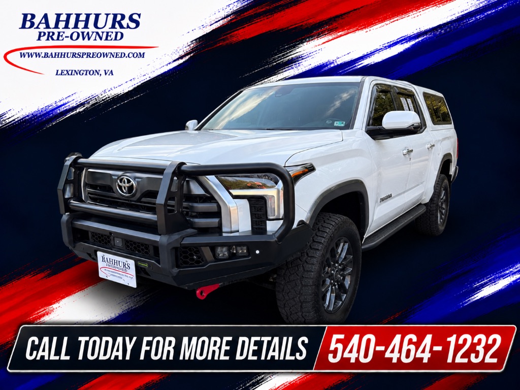 White 2023 Toyota Tundra Pickup Truck Four-Wheel Drive Automatic