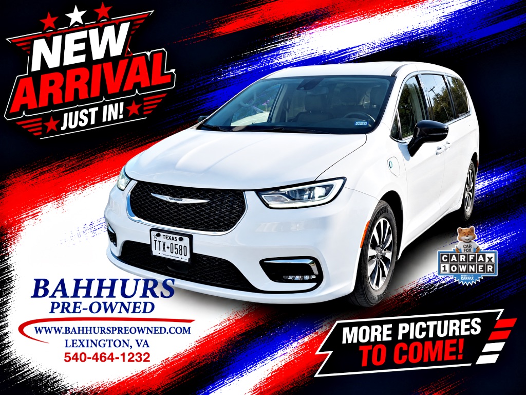 White 2024 Chrysler Pacifica Hybrid Minivan Front-Wheel Drive Automatic