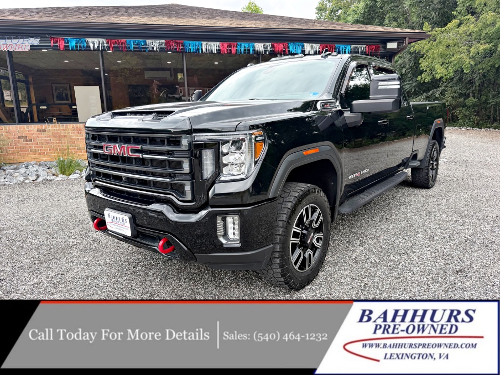 Black 2022 GMC Sierra 3500HD Pickup Truck Four-Wheel Drive Automatic