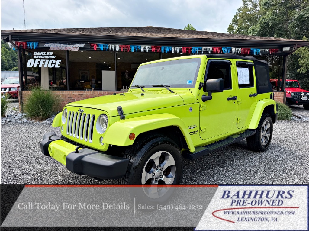 2016 Jeep Wrangler - $18,950