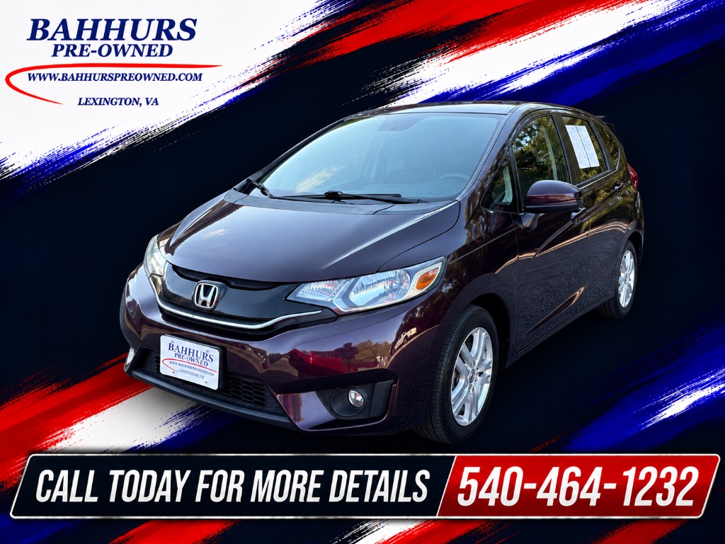 Red (BURGUNDY) 2015 Honda Fit Hatchback Front-Wheel Drive Automatic