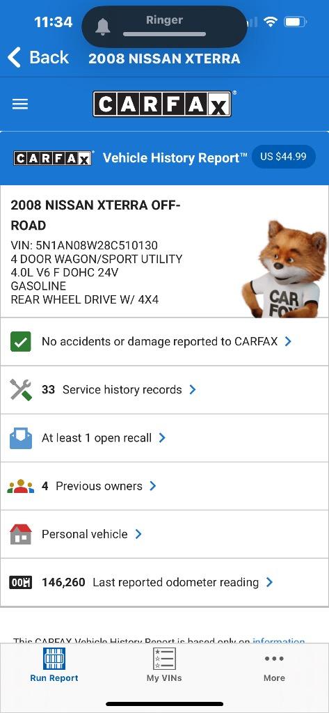 2008 Nissan Xterra Off-Road photo