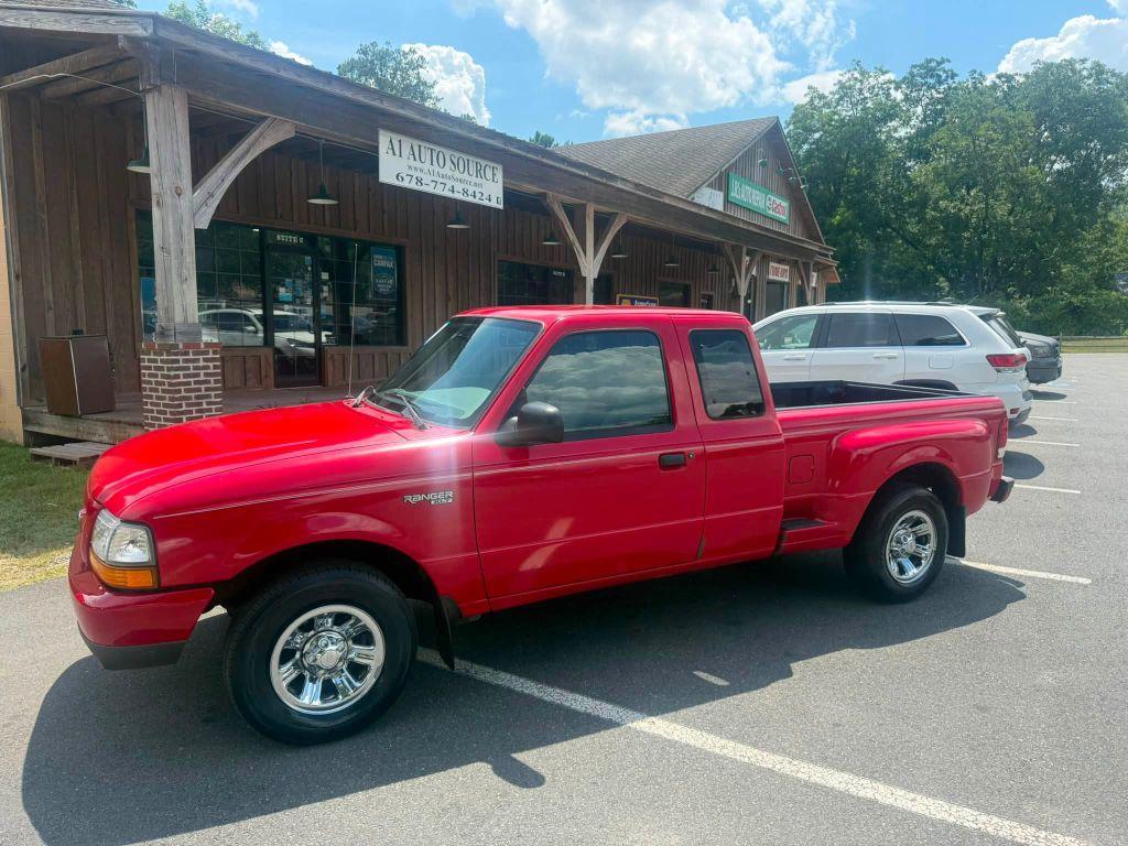 Red 2000 Ford Ranger Pickup Truck Automatic